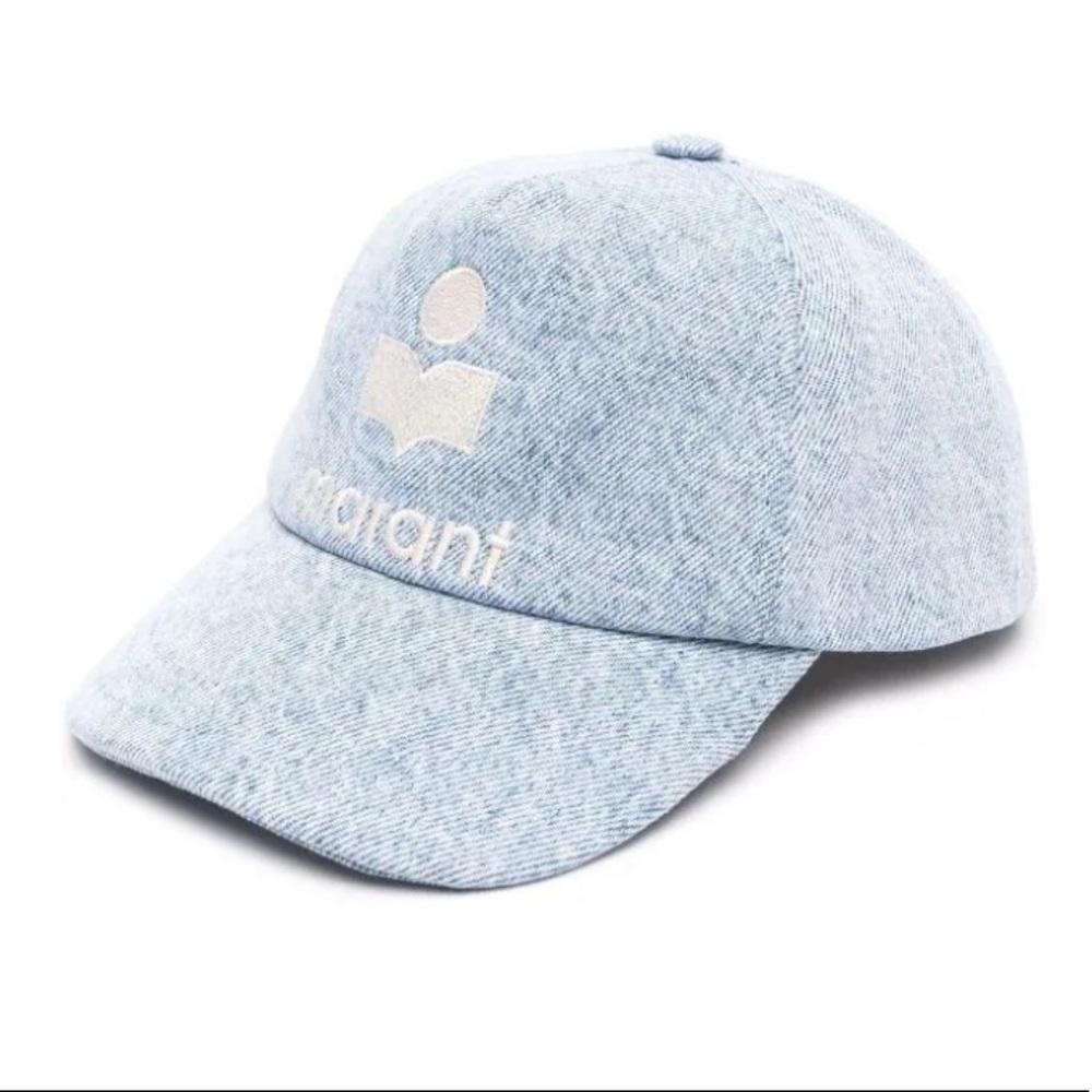 Isabel Marant blue denim baseball cap / hat